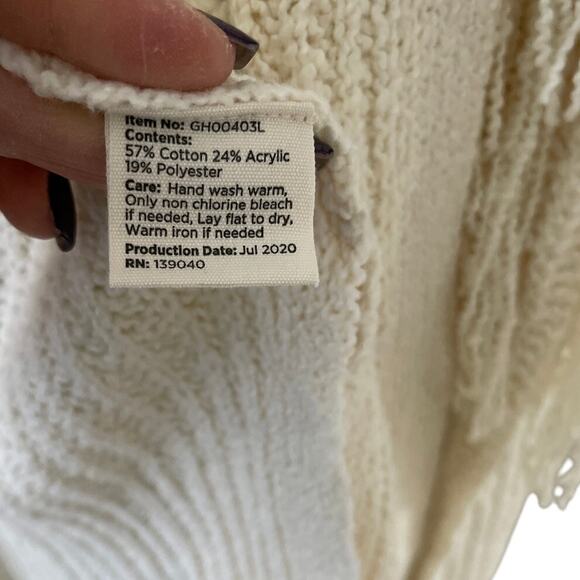 Matilda Jane Good Hart Southern Charm Sweater Cardigan in Cream‎ Size XS - Picture 10 of 12